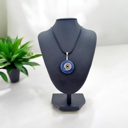 Pendentif donut lapis lazuli