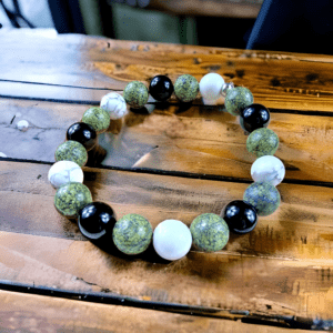 Bracelet de perles Homme "Serpent des Vignes"
