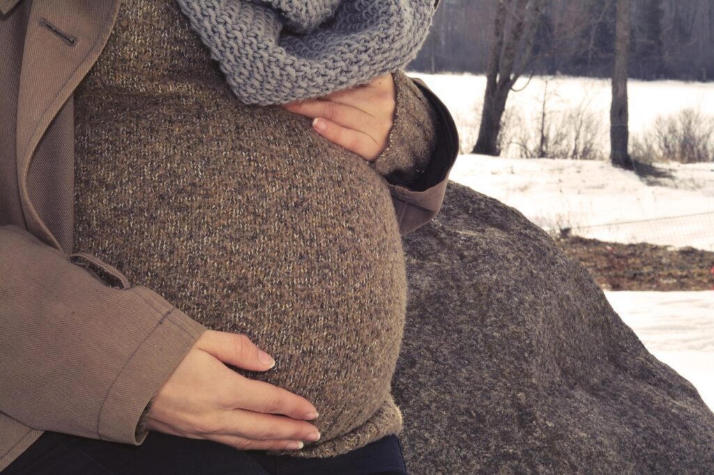 Femme enceinte maman