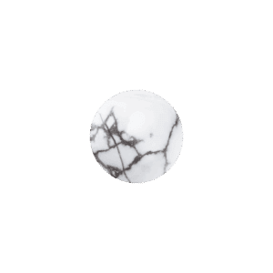 perle ronde Howlite