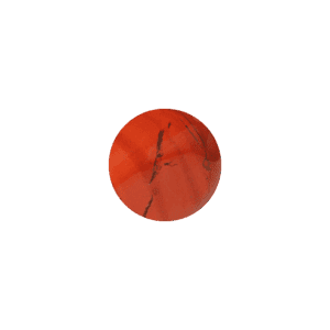 perle ronde Jaspe rouge