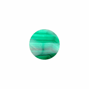 perle ronde Malachite claire