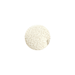 perle ronde Pierre de lave blanche (teintée)