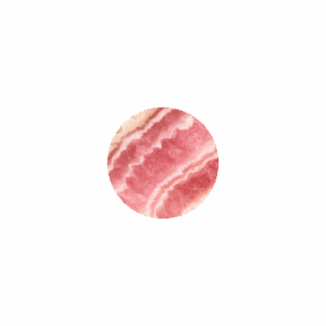 perle ronde Rhodochrosite