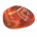 Agate bandée pierre roulée