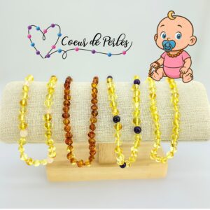 COLLIER BEBE AMBRE