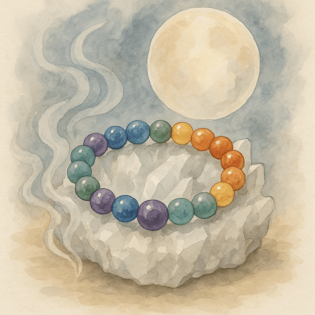 Nettoyage bracelet de perles