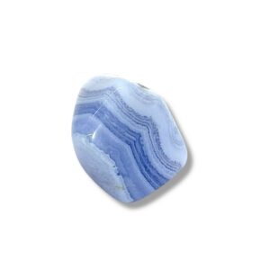 PIERRE ROULEE CALCEDOINE BLEUE