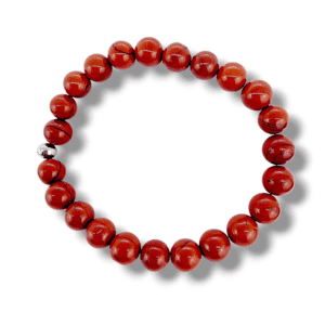 BRACELET UNIQUE JASPE ROUGE