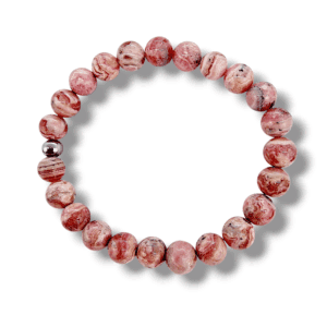 BRACELET UNIQUE RHODOCHROSITE