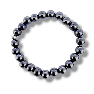 Bracelet pierre unique Hématite