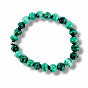Bracelet pierre unique de Malachite