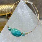 photo jonc or laminé - turquoises - les pierres de Tol