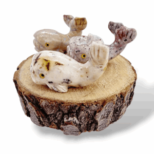 BALEINE STEATITE ANIMAUX