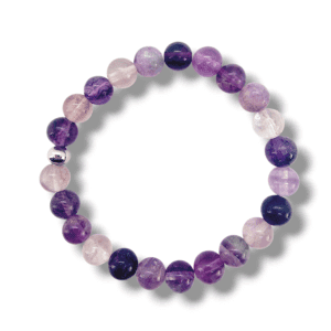 BRACELET UNIQUE FLUORITE VIOLETTE