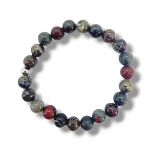 BRACELET UNIQUE JASPE HELIOTROPE(1)