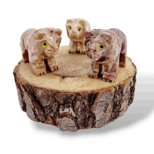 LION STEATITE ANIMAUX