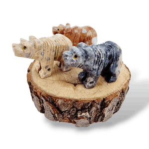 OURS STEATITE ANIMAUX