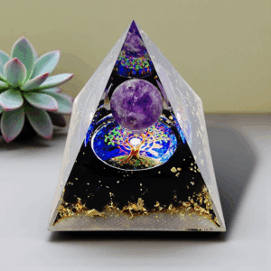 Orgonite Améthyste Obsidienne 6CM