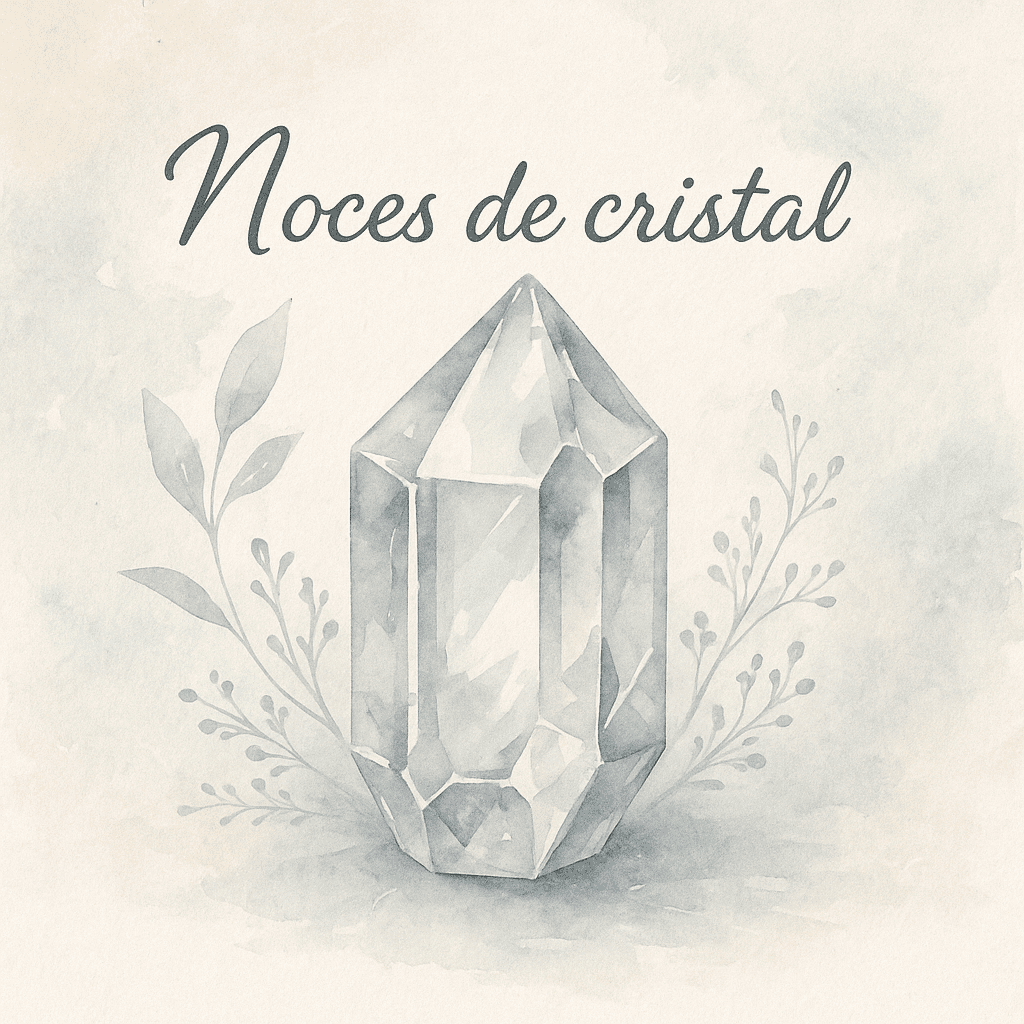 idées cadeaux noces de cristal