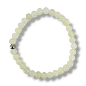 BRACELET PERLES 6MM UNIQUES JADE DE CHINE
