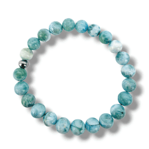 BRACELET PERLES UNIQUE LARIMAR