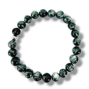 BRACELET PERLES UNIQUE SERAPHINITE