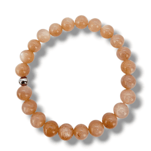 BRACELET PERLES UNIQUES PIERRE DE SOLEIL