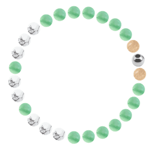 Bracelet de perles club de foot ASSE