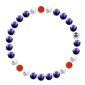Bracelet de perles club de foot PSG Paris
