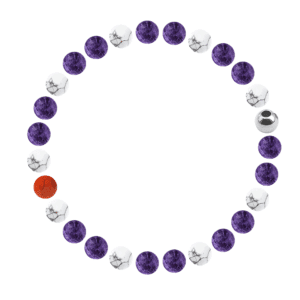 Bracelet de perles club de foot TFC Toulouse 2