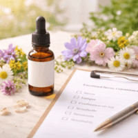 Mélange via questionnaire de fleurs de Bach